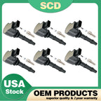 Set of 6 Ignition Coils & 6 Platinum Spark Plugs for Mercedes-Benz C250 GL450 ML350 (2011–2015)
