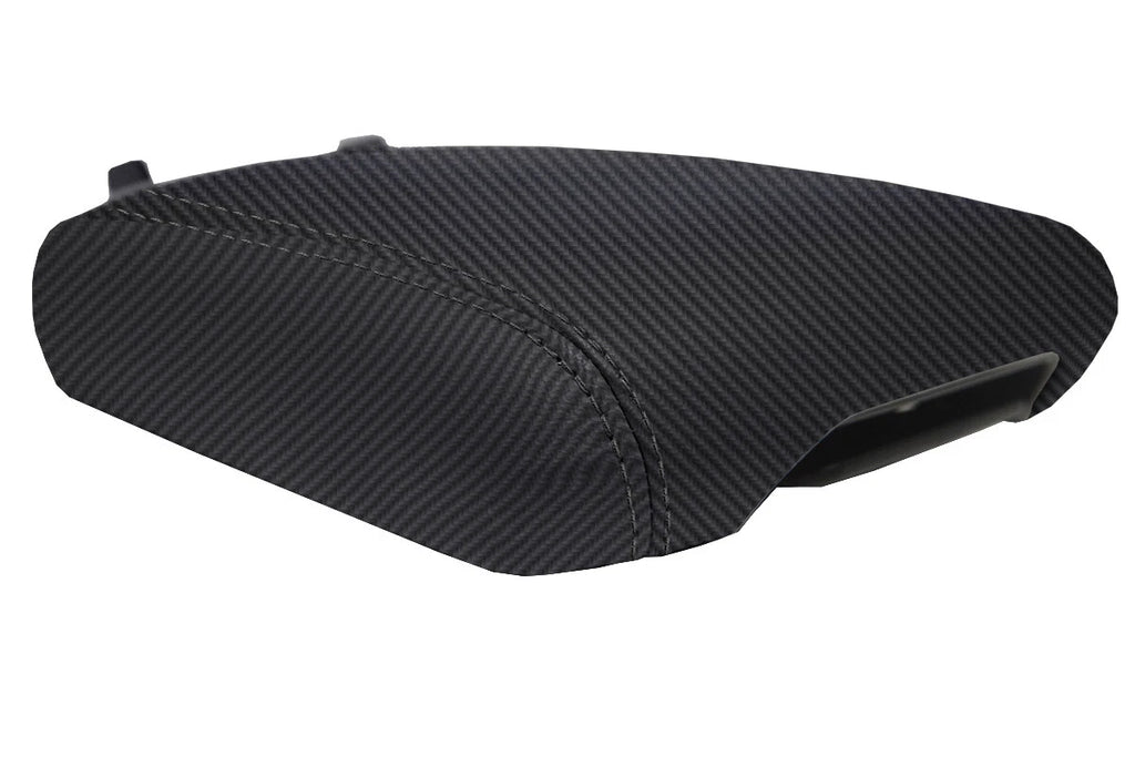 Center Console Lid Armrest Cover Carbon Fiber for Kia Telluride (2020)