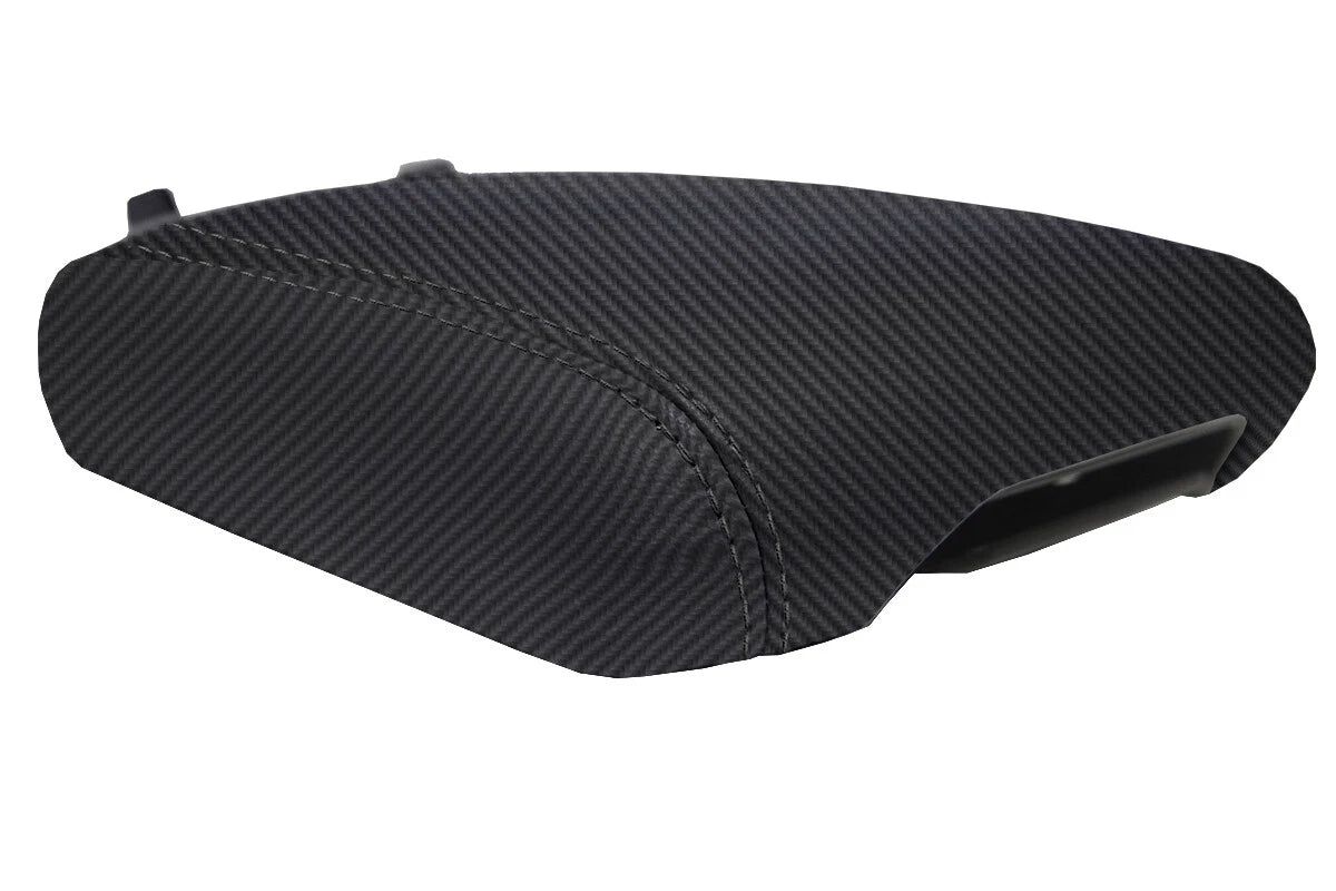 Center Console Lid Armrest Cover Carbon Fiber for Kia Telluride (2020)