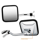 OE Style Manual Side Rear View Door Mirror Left for Jeep CJ3/CJ5/CJ6/CJ7 (1960–1986)