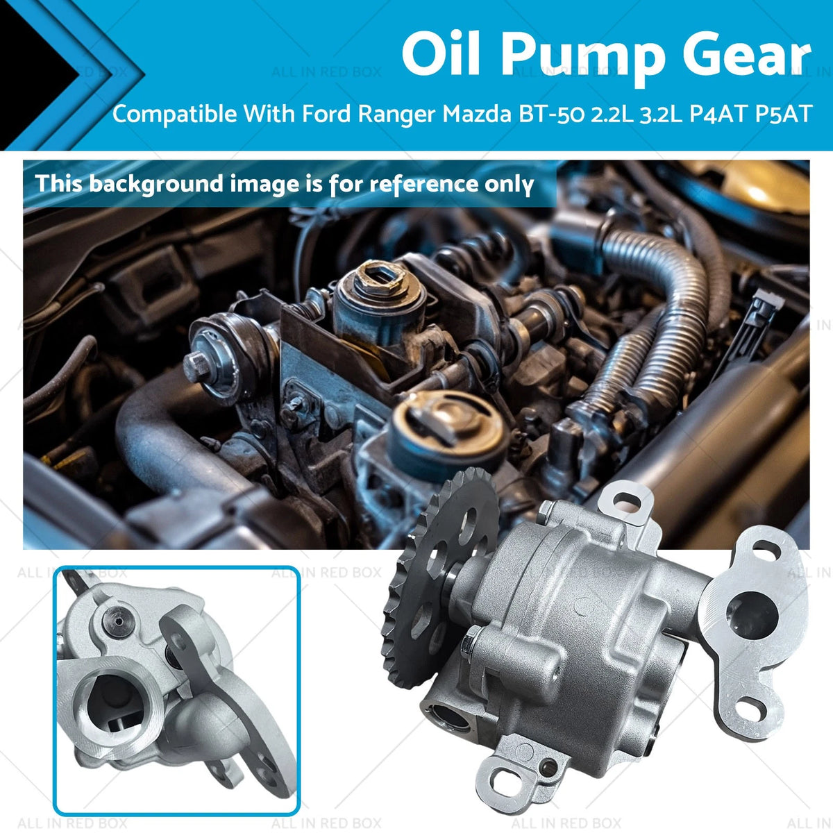 Oil Pump for Mazda BT-50 UP UR Ford Ranger PX 2.2L 3.2L (2011–2023)