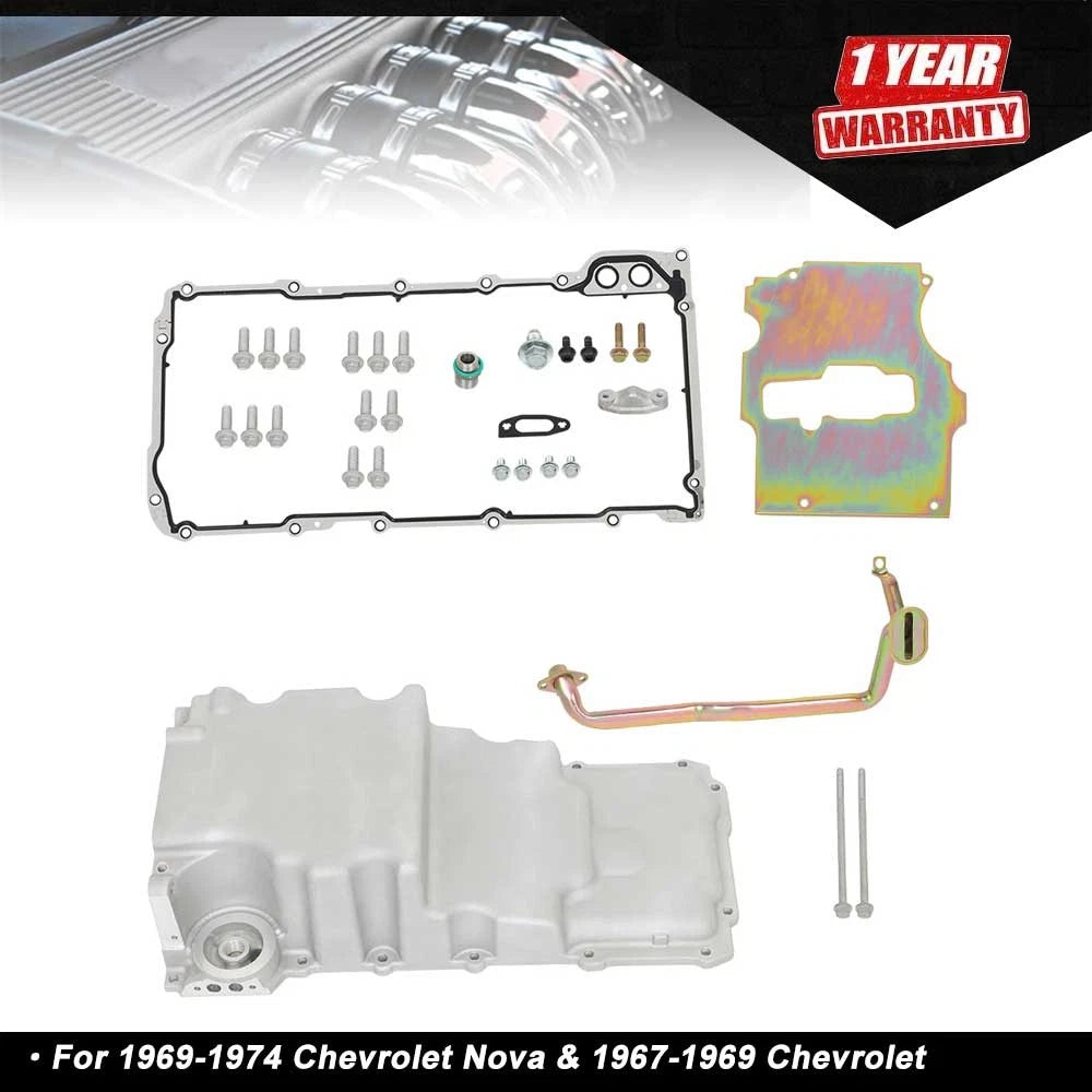 Low Profile Oil Pan for LS Engine (LS1 LS2 LS3 1982–1992)