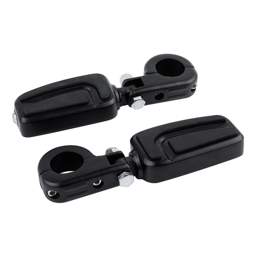 1 1/4" Highway Bar Foot Pegs Clamps for Harley Touring Dyna Softail