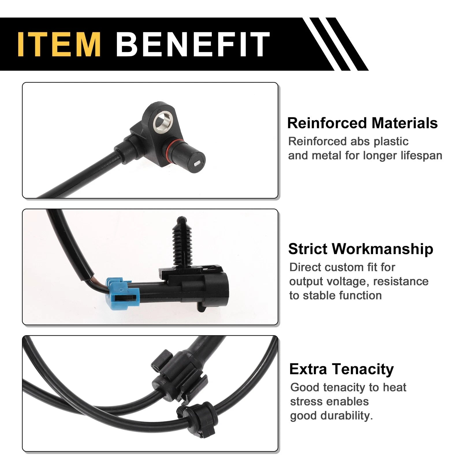 ABS Wheel Speed Sensor No.15037208 for Chevrolet Silverado 3500 (2001–2007)