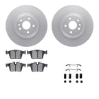 Set of 2 Brake Disc and Pad Kits for Land Rover