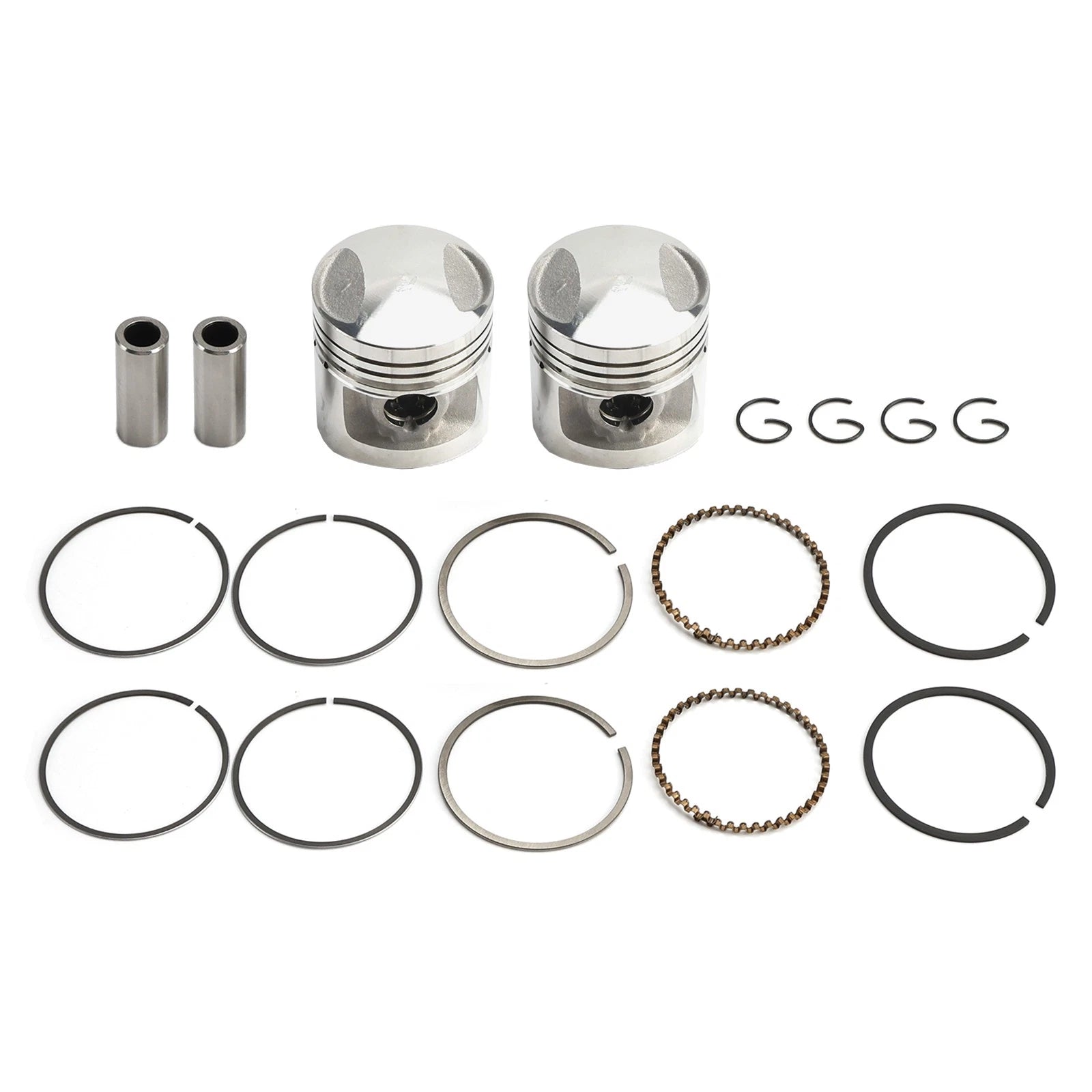 Piston Rings Pin Kit for Honda Rebel 125 CA/CM CD125T CB125T (#3)