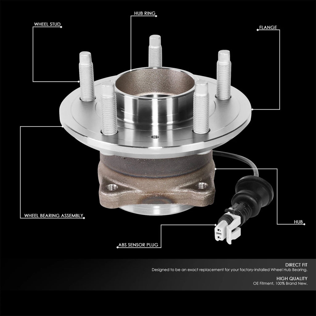 Wheel Bearing & Hub for Chevrolet Equinox Torrent Vue XL7 (2007–2010)