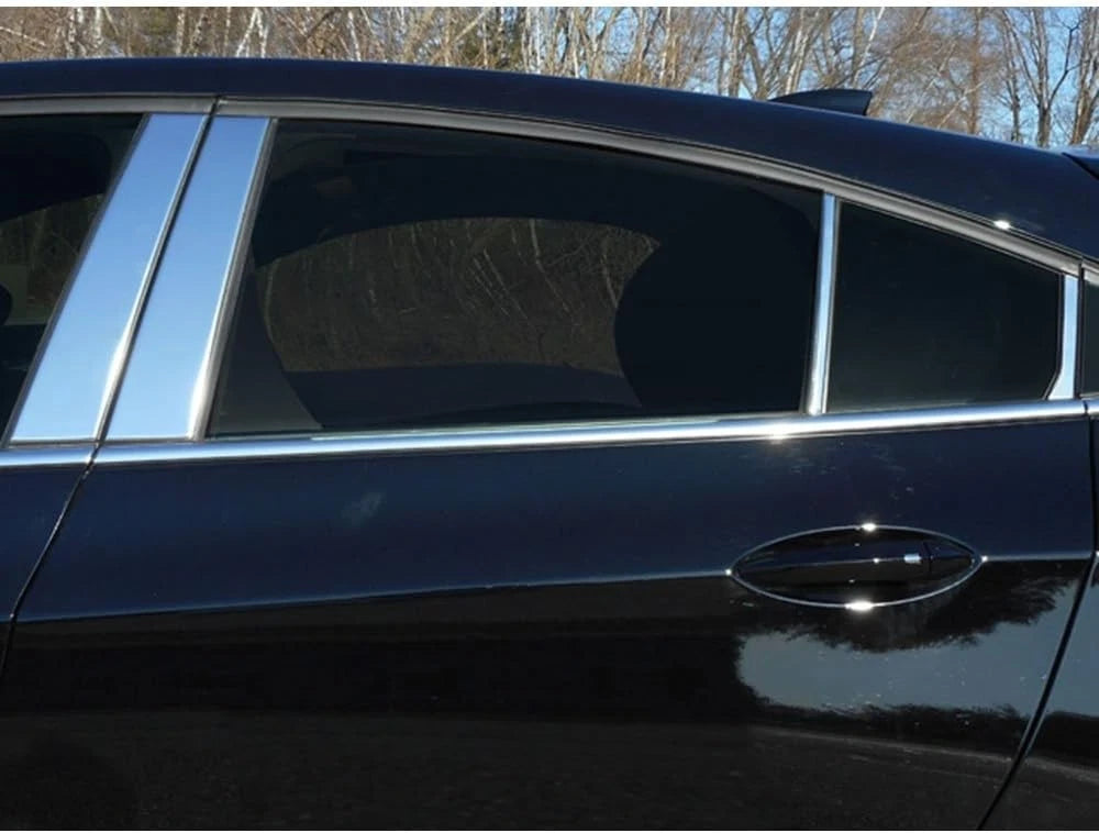 Pillar Post Trim Kit Luxury FX Stainless Steel for 2017–2019 Chevy Cruze Hatch