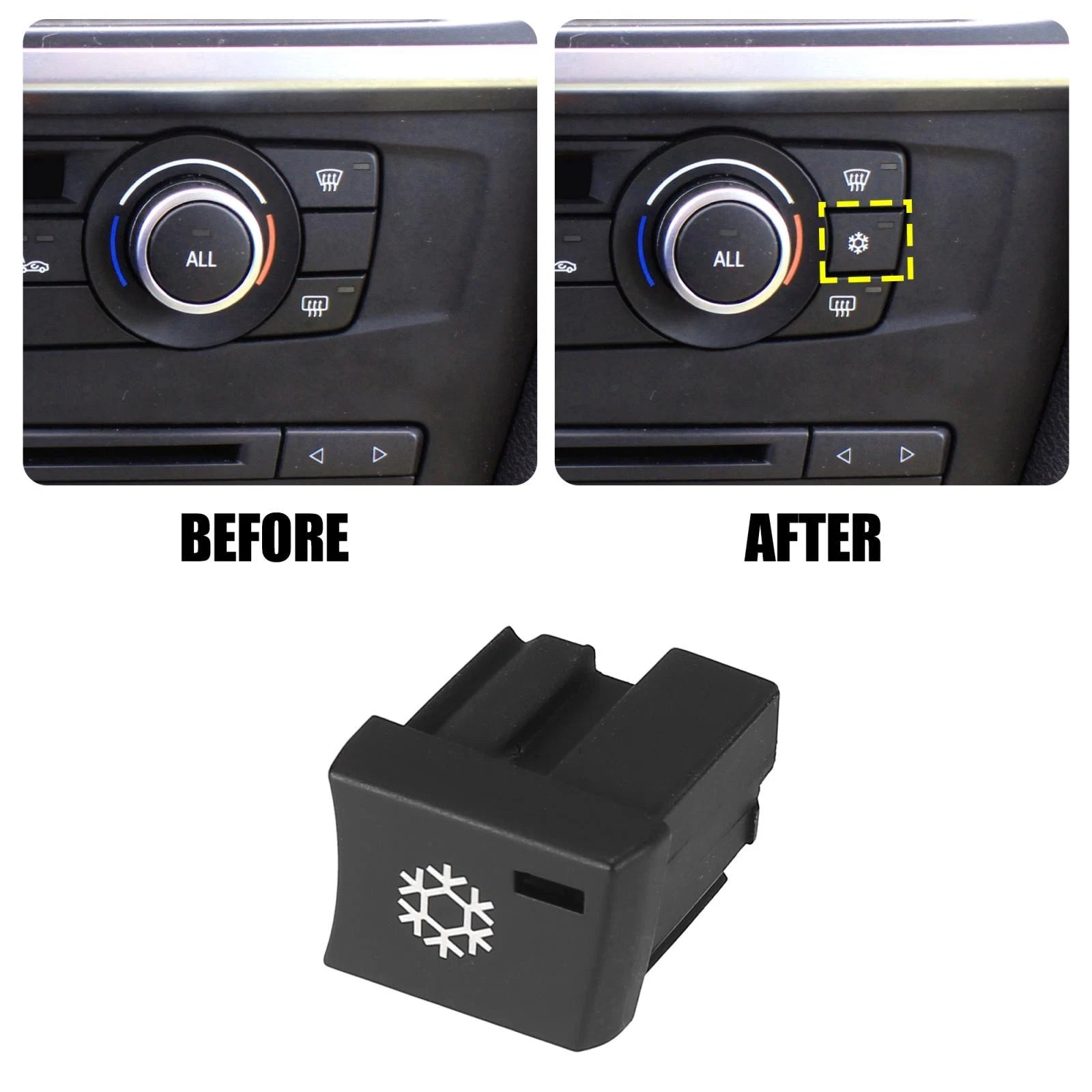 Climate Control AC Button for BMW 1 3 Series X1 (2004–2013)