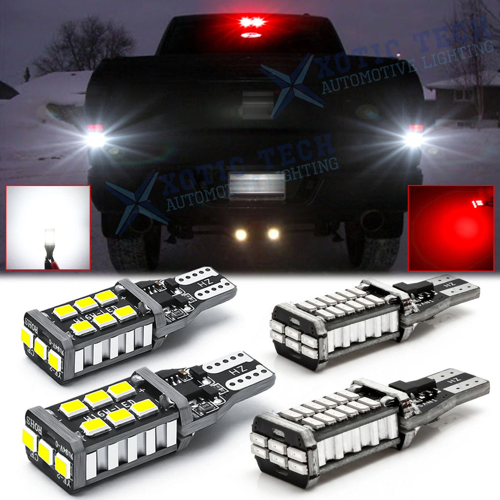 LED Strobe Backup Reverse + 3rd Brake Light Kit for RAM 1500–3500 (2011–2019)