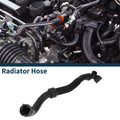 Radiator Hose for Volkswagen CC 2.0L (2009–2017) Rubber Black