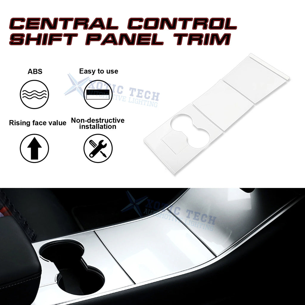 Cup Holder Decoration Cover for Tesla Model Y 3 (2017-2020)
