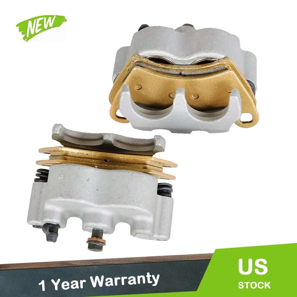 Set of 2 Front Brake Calipers with Pads for Polaris Ranger 700 800 900 902D 1000