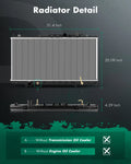 Aluminum Radiator for Mitsubishi Eclipse 2000–2005 (2.4L, 3.0L, L4, V6)
