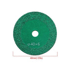 Brazed Cutting Disc for M10 Threaded Angle Grinder (4050mm)
