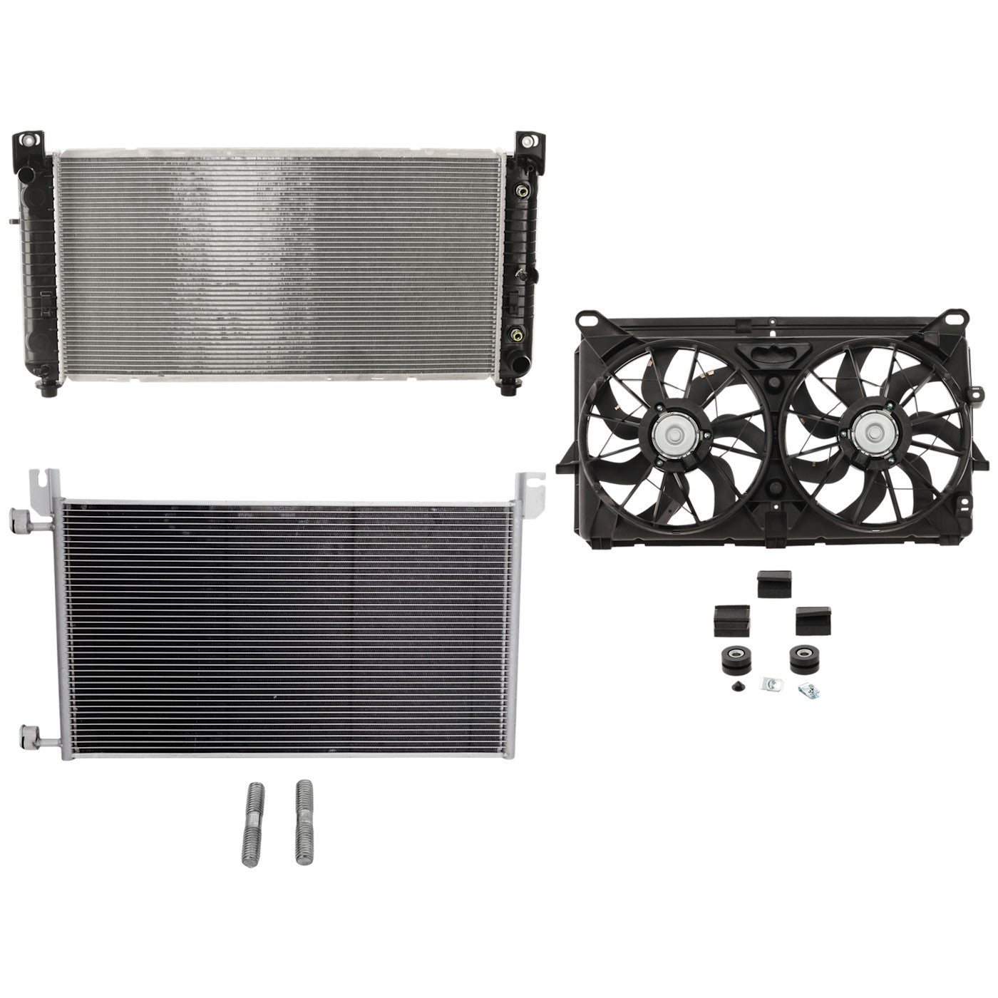 A/C Condenser for Chevy Tahoe, Yukon, Suburban, GMC XL 1500 (2000–2006)