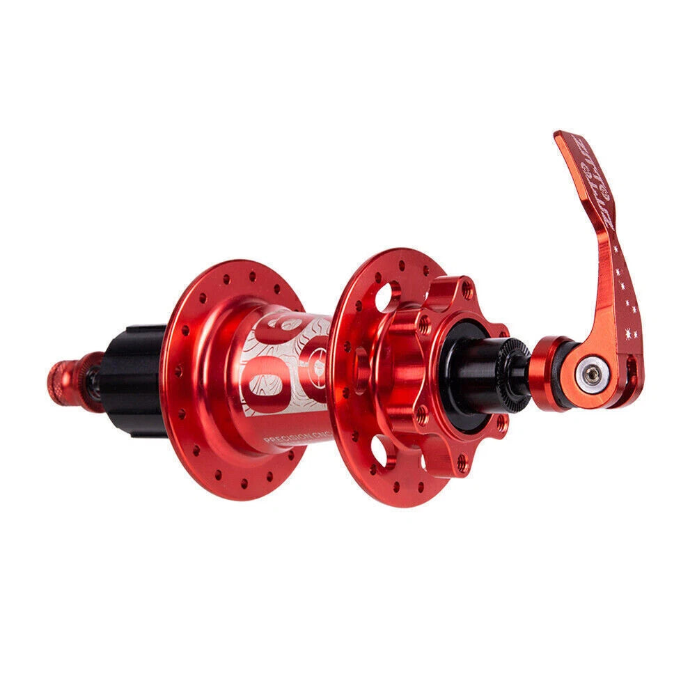 Disc Brake Hubs Set of 2 for MTB Bike (32 Holes, AL6082, 4 Sealed Bearings)