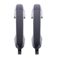 Door Handle Outer Set of 2 Black Rear Left & Right for Hyundai i30 (2007–2012)