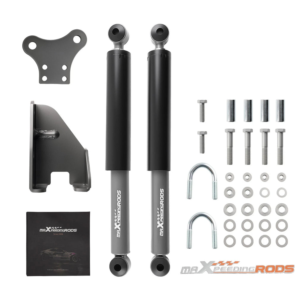 Dual Steering Stabilizer with Mounting Brackets for Jeep Wrangler YJ (1987–1995)