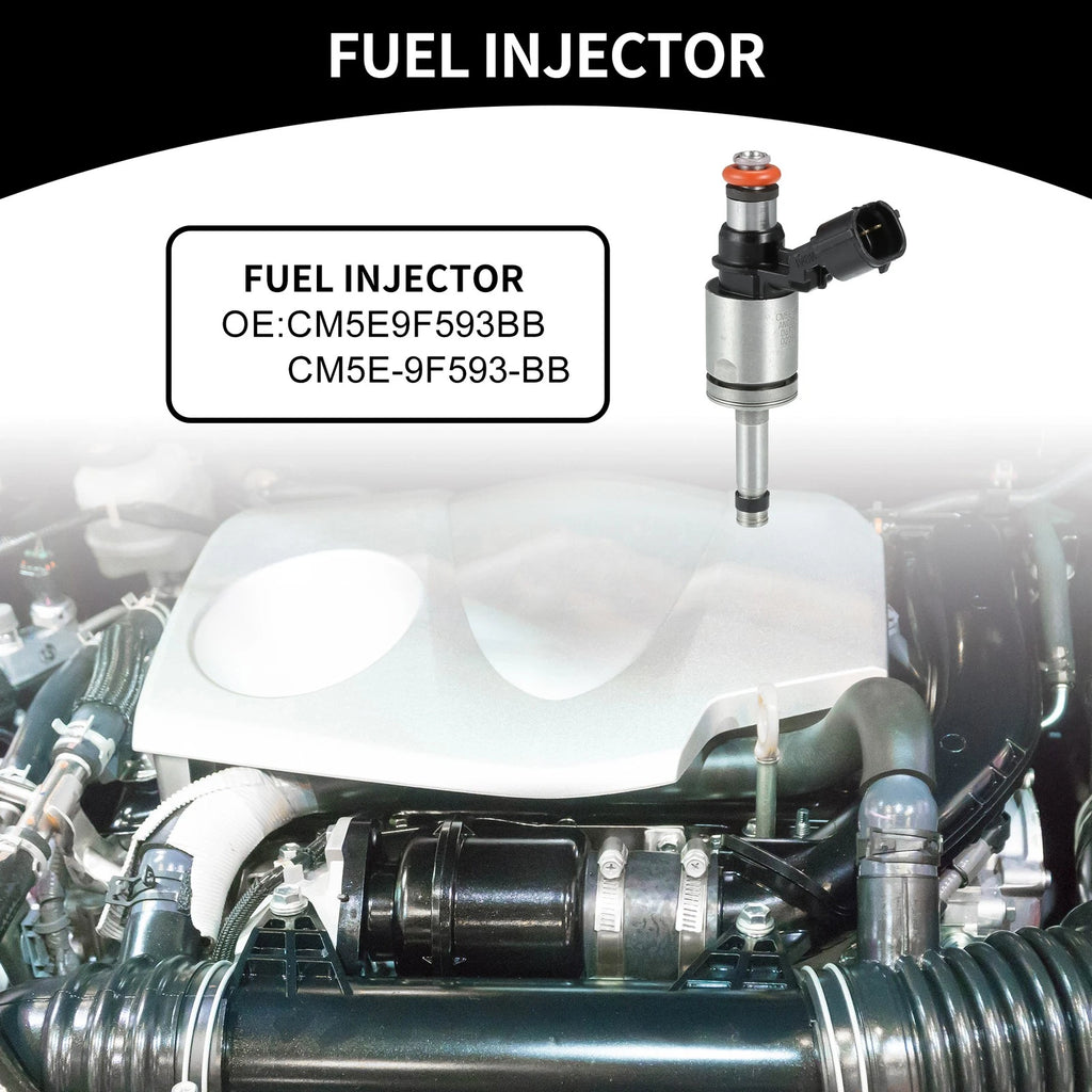 Fuel Injector No.CP9Z-9F593-B for Ford Focus (2012–2018) 2.0L Black