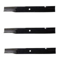 Set of 3 Mower Blades for Gravely Ariens Exmark Dixon Hustler XR7 (60")