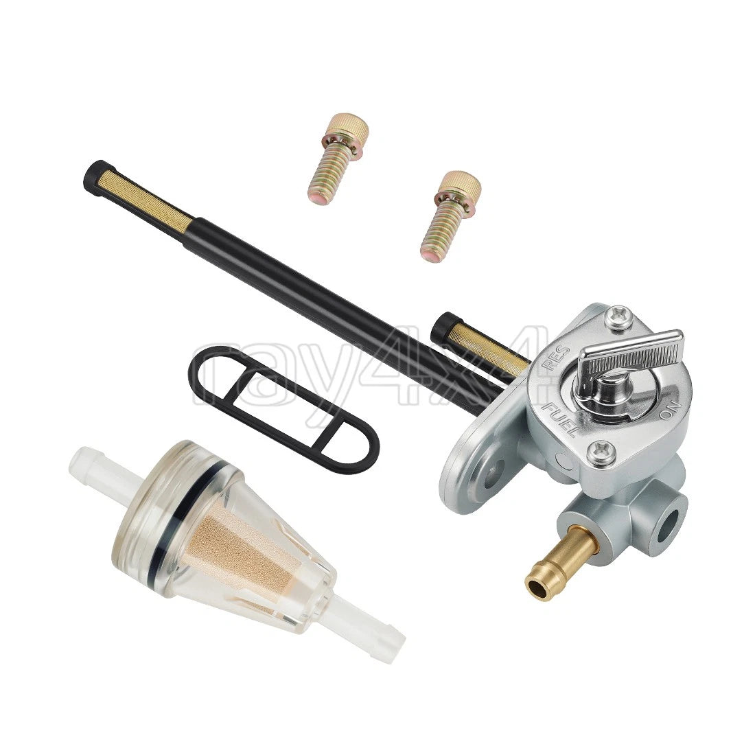 Aluminum Fuel Valve Petcock for Polaris Scrambler Magnum Big Boss (1995–2005)
