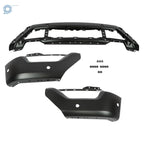 Front Bumper Face Bar for Ford F-150 (2021–2023) with 6 Sensor Holes Black