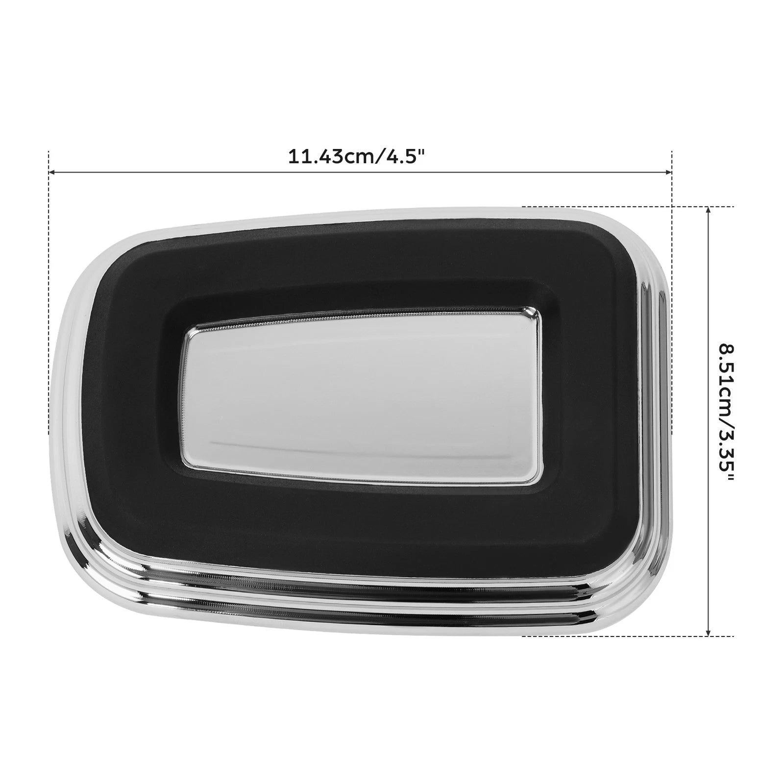 Rear Brake Pedal Pad Cover for Harley Touring Glide Softail (1986–2017)