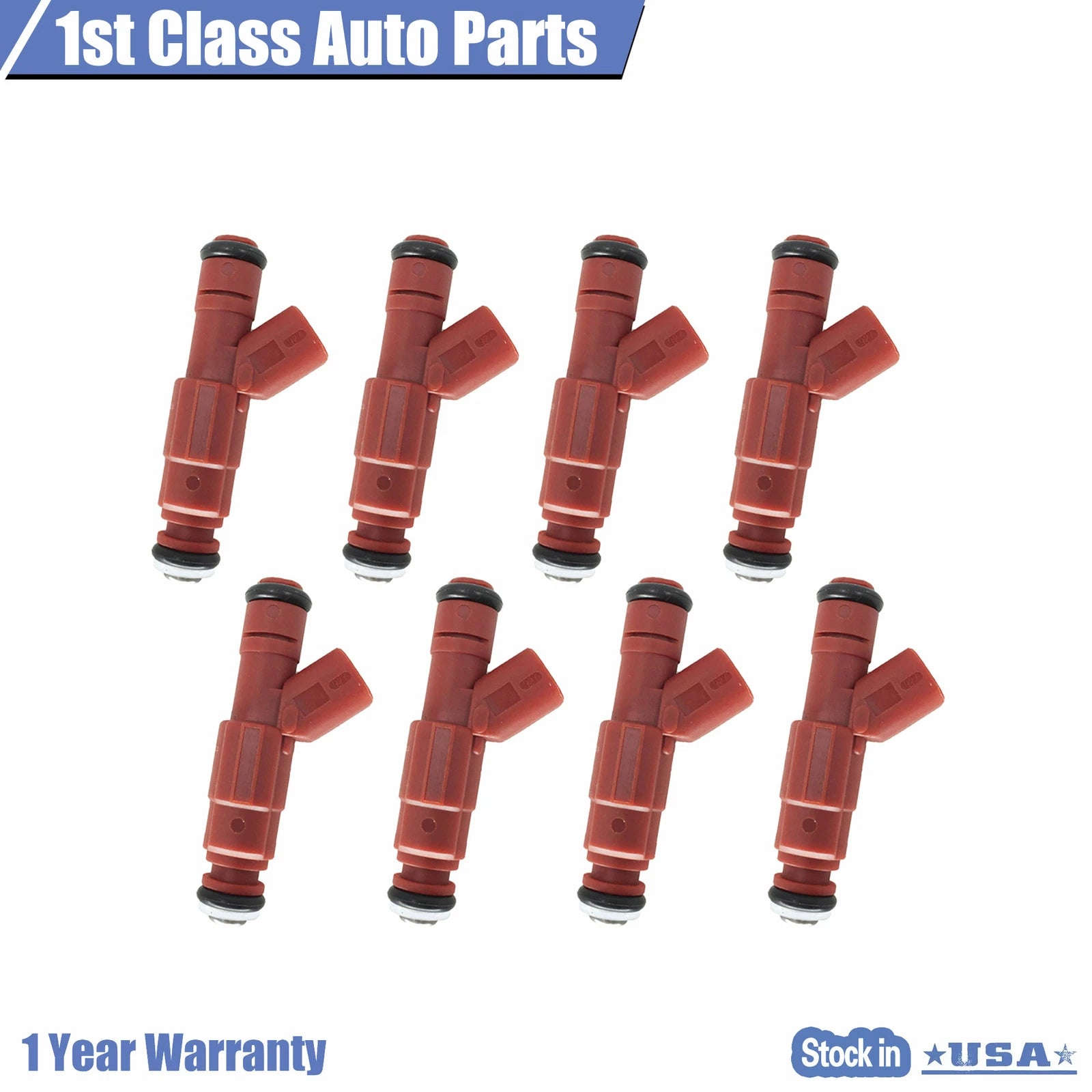 Set of 8 Fuel Injectors for Dodge Dakota Ram 1500 2500 (1997–2003)