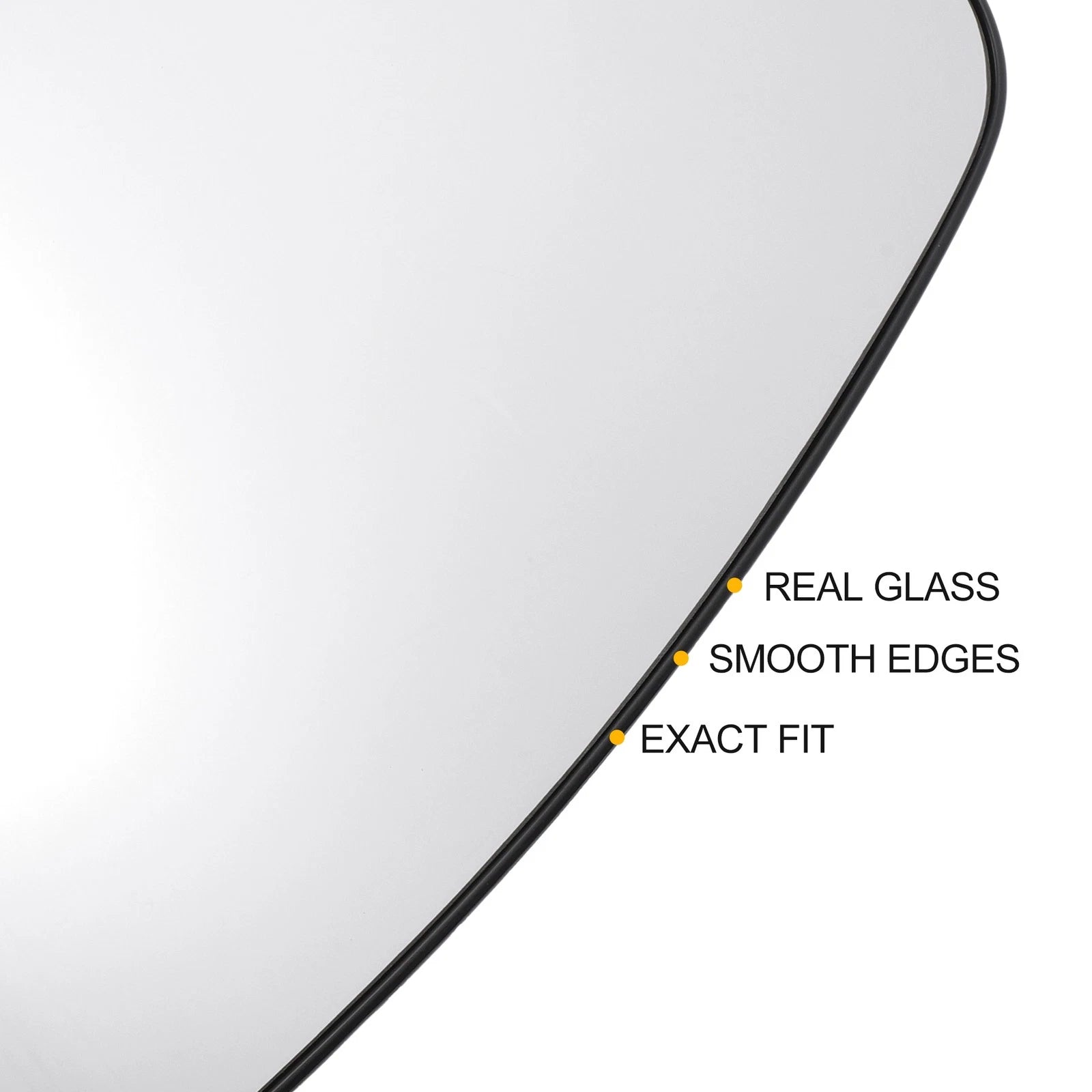 Left Side Heated White Mirror Glass for Nissan Opel Renault 