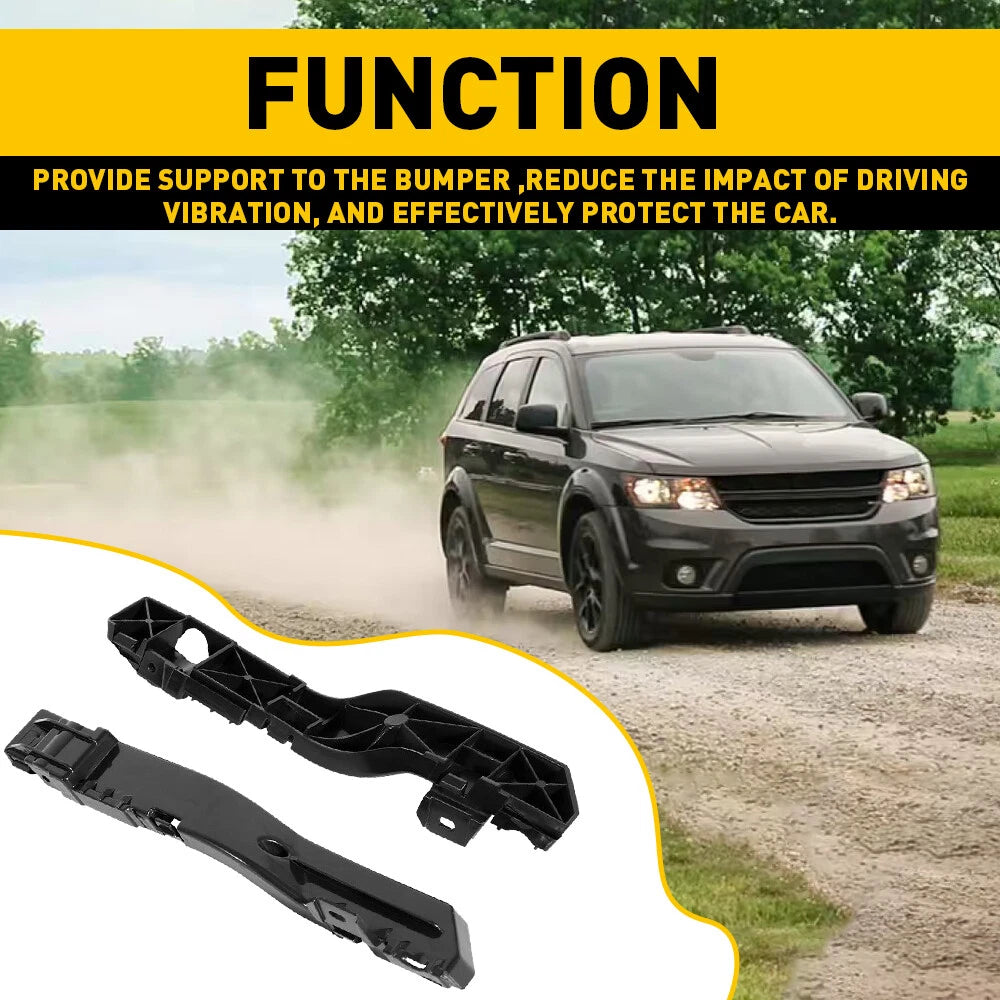 Set of 2 Front Bumper Support Brackets for Dodge Journey (2010â2020)