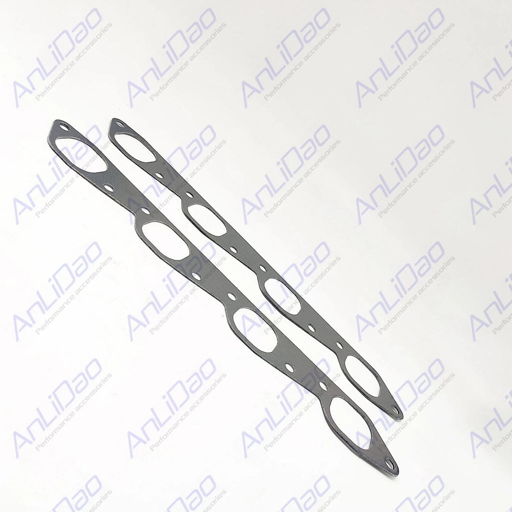 2Pcs Exhaust Manifold Gasket for Mercruiser OMC (27-46820, 909613, 3852472, 18-0418)