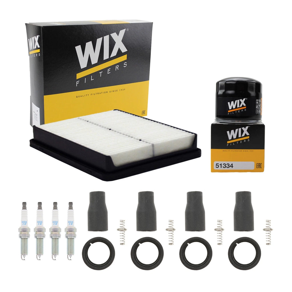 Tune Up Kit with NGK Spark Plugs & Coil Boots for Optima Sonata (2011–2016)
