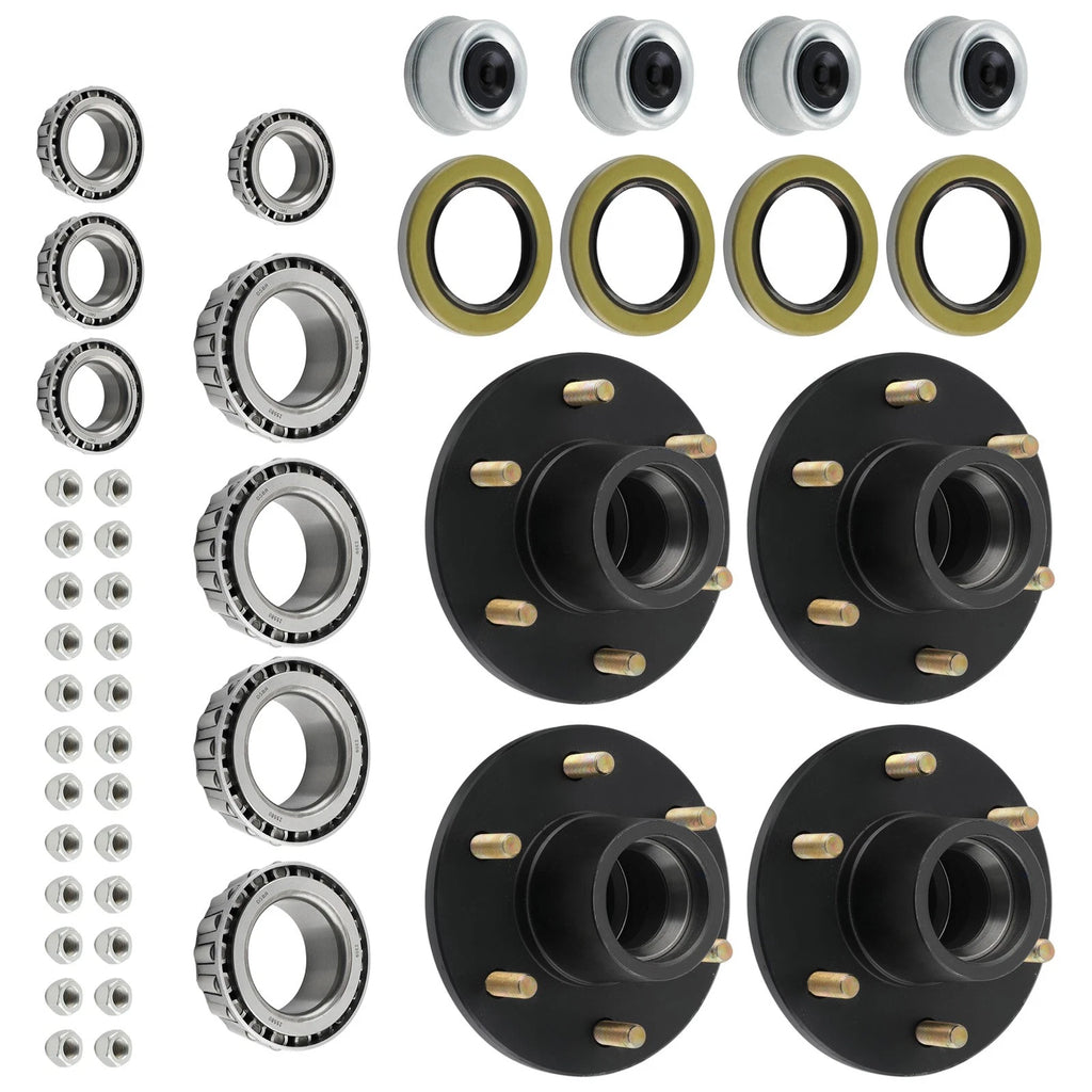 Hub Assembly for 6000# Trailer 6 Lug 6x5.5 Idler Axle Seals (6000#)