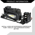 Air Suspension Compressor with Bracket for BMW 535i Inc 1 (2009-2017)