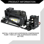 Air Suspension Compressor with Bracket for BMW 535i Inc 1 (2009-2017)