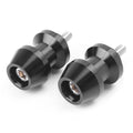 6mm Black Swingarm Spool Sliders for Yamaha R1, XV250, R6, YZF600, FZ6, FZ8