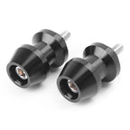 6mm Black Swingarm Spool Sliders for Yamaha R1, XV250, R6, YZF600, FZ6, FZ8
