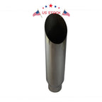 Stainless Steel Exhaust Tip for Universal Fit (3" Inlet, 4" Outlet)