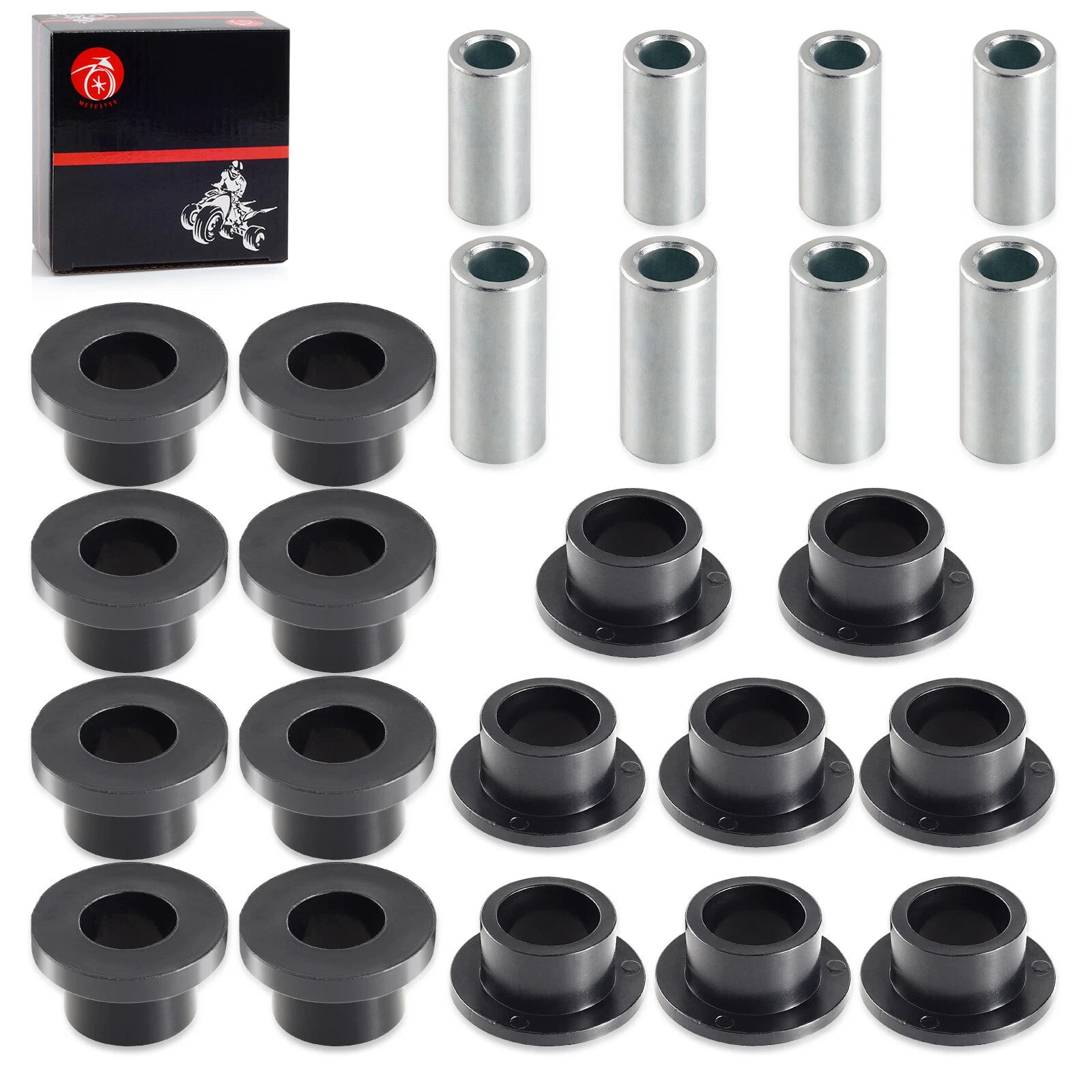 Front and Rear Shock Bushing Sleeve for Polaris Ranger 1000 900 800 700 570 500 XP