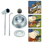 M10 Collar Nut Thrust Washer Kit for Gardening Machine (5 Pcs)