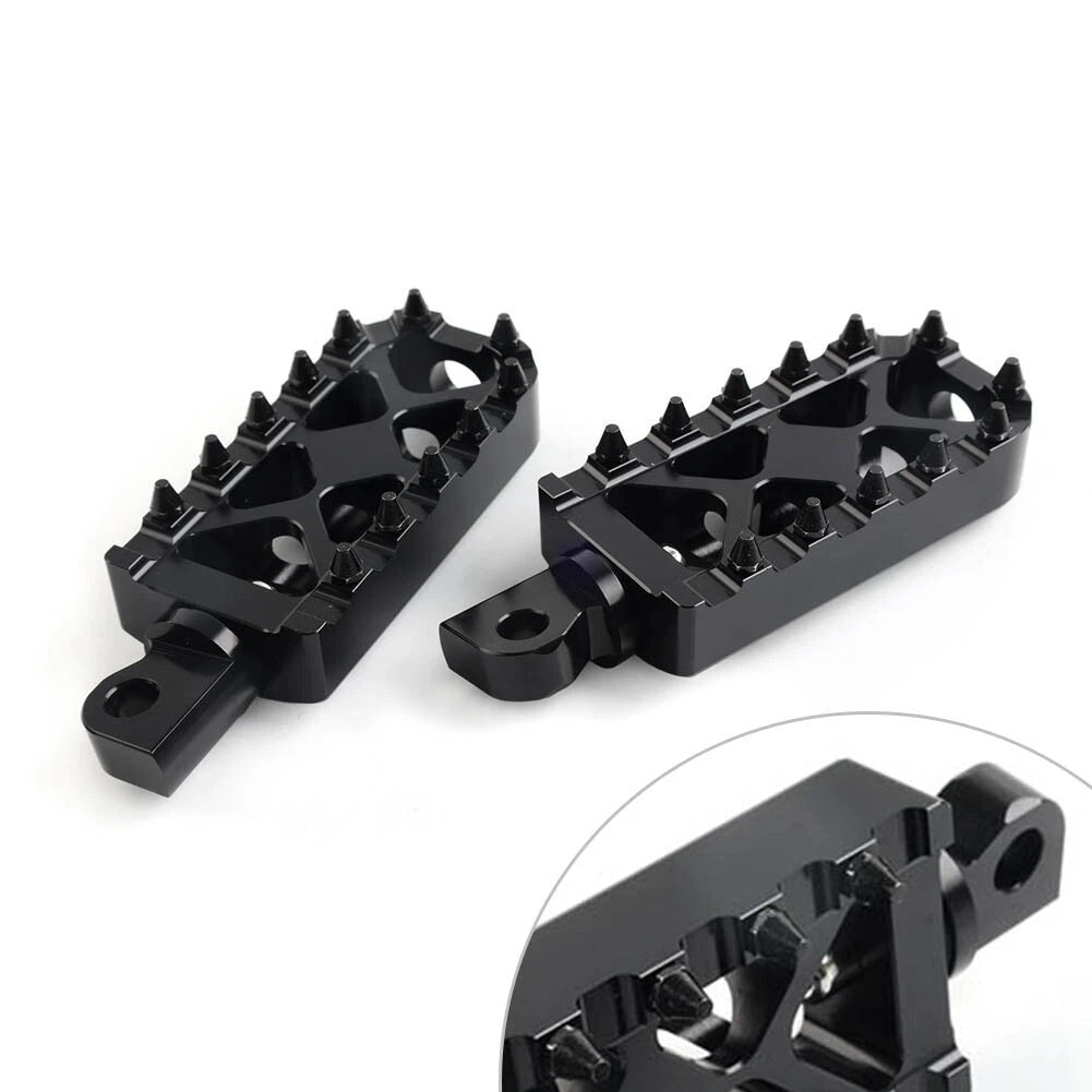Black Foot Pegs for Harley Touring, Softail, Dyna (2010–2023)