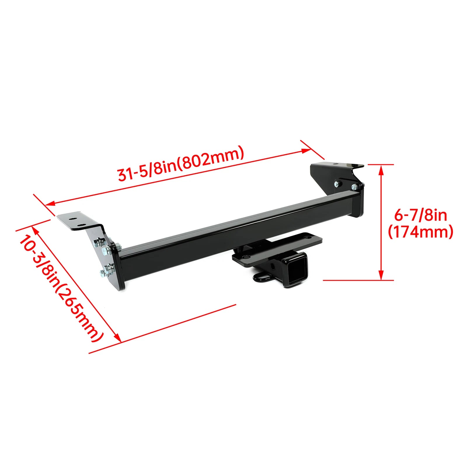 Class 4 Rear Bumper Trailer Hitch for Toyota Tacoma (2016–2023)