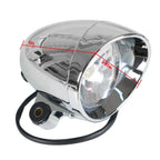 Chrome Passing Fog Lamp Turn Signal Light for Motorcycle
