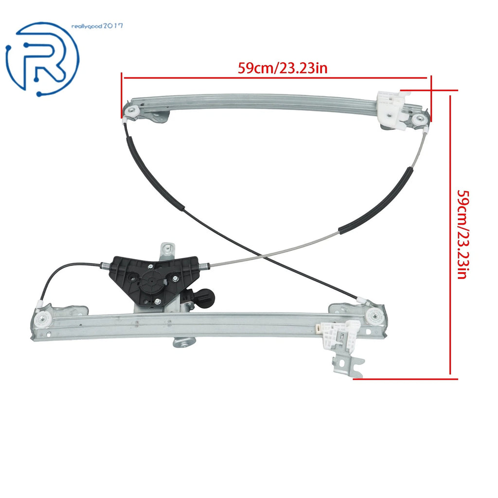 Set of 2 Window Regulators with Motor for Nissan Pathfinder (2013-2021)