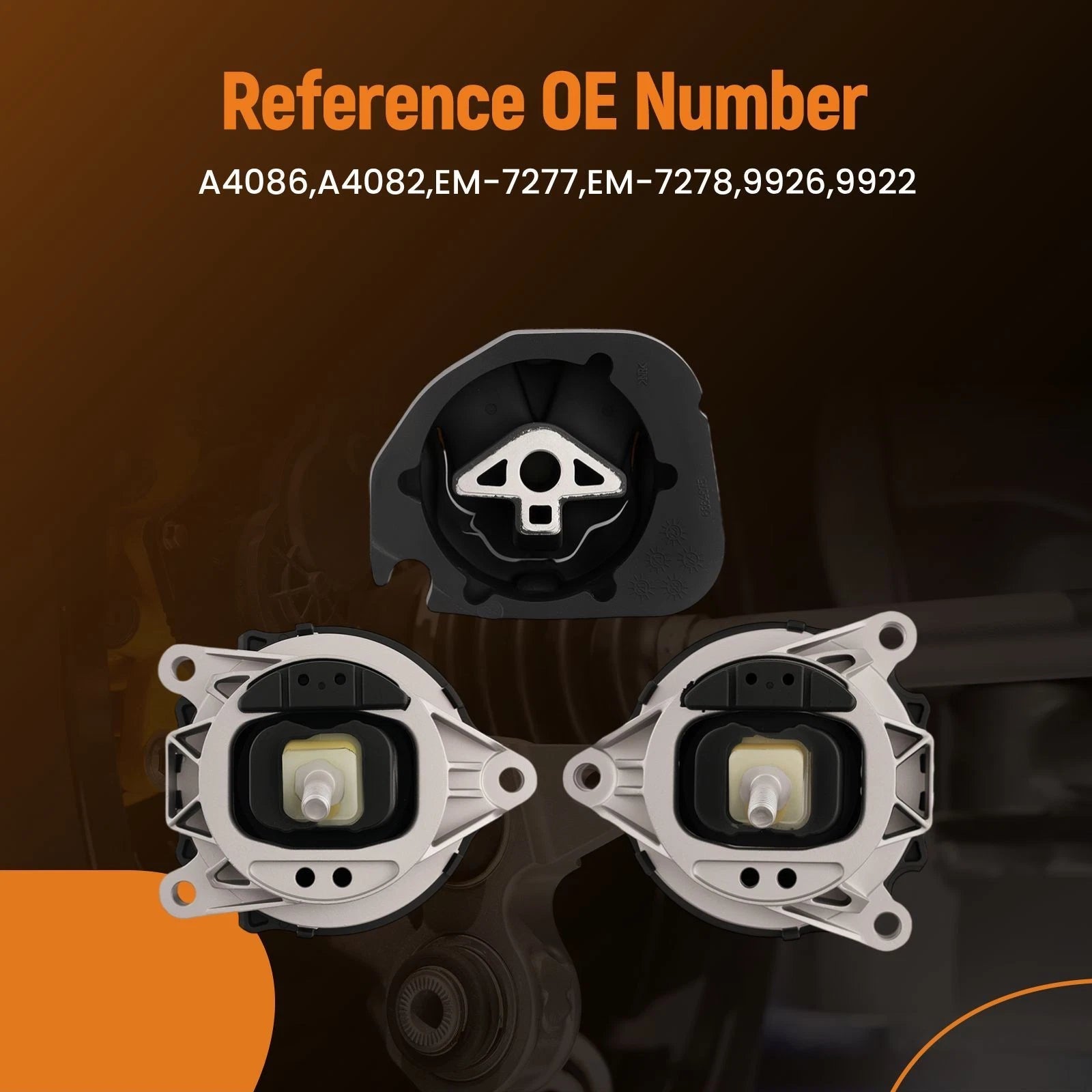 Engine Mount Set for BMW X3 X4 (2013-2018)