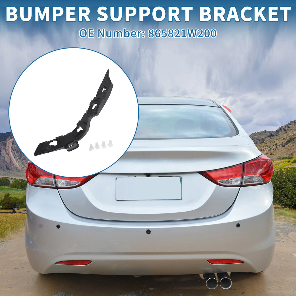Left Rear Bumper Retainer Bracket No. 86613A7500 for Kia Forte5 (2014–2018)