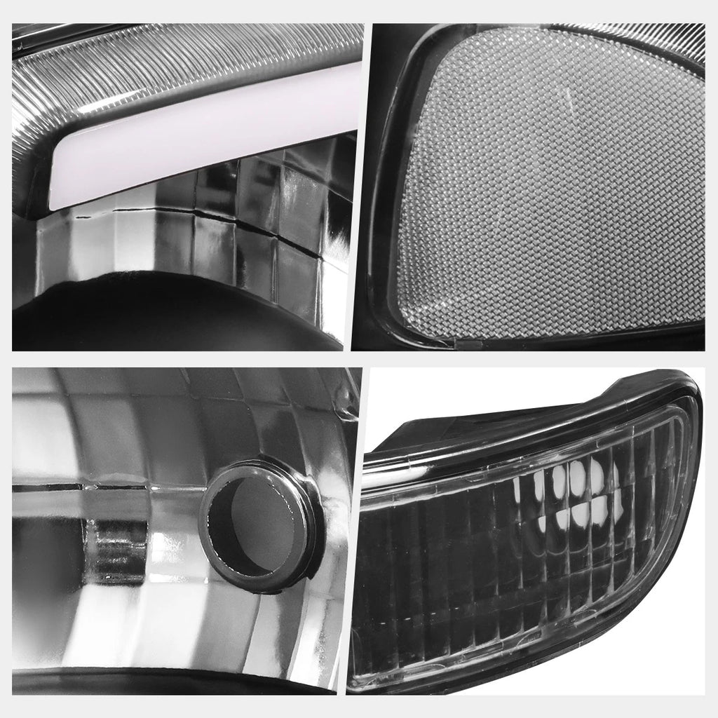 OE Style LED DRL Bumper Lamp Headlight Clear Corner for Sierra/Yukon (1999–2006)