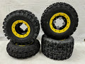 Set of 4 DWT G3 Beadlock Rims & Maxxis Razr 2 Tires for Suzuki LTR450 LTZ400 LTZ250