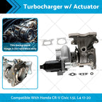 Turbocharger w/ Actuator TD025 for Honda CR-V Civic 1.5L L4 (2017–2020)